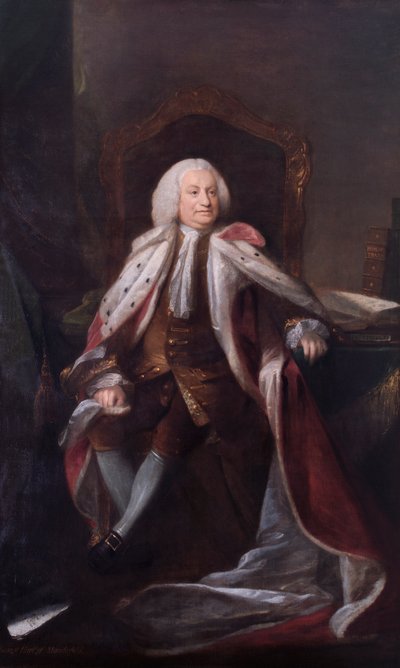 George Parker, 2nd Earl of Macclesfield by Benjamin Wilson